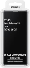 Load image into Gallery viewer, Samsung Galaxy S10e Clear View Case EF-ZG970CBEGWW - Black