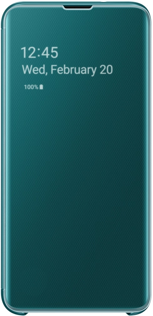 Samsung Galaxy S10e Clear View Case EF-ZG970CGEWW - Green