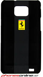 Ferrari Rubber Case Black for Samsung Galaxy S i9100