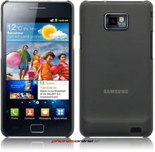Load image into Gallery viewer, Samsung Galaxy S2 i9100 Frosted Gel Case Black