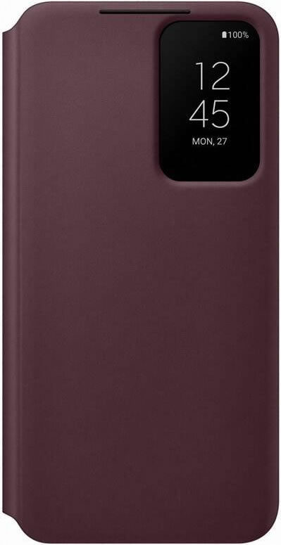 Samsung Galaxy S22 Clear View Cover EF-ZS901CEE - Burgundy