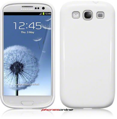 Samsung Galaxy S3 i9300 Frosted Hard Shell White