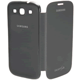 Load image into Gallery viewer, Samsung Galaxy S3 EFC-1G6FG Official Folio Case Grey