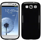 Samsung Galaxy S3 i9300 Gel Case Solid Black