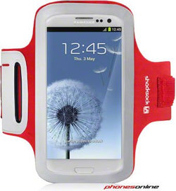 Samsung Galaxy S3 Sports Armband Case Red