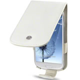 Samsung Galaxy S3 i9300 Leather Case White