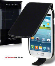 Load image into Gallery viewer, Samsung Galaxy S3 Mini Flip Case Black