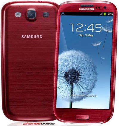 Samsung Galaxy S3 Red SIM Free