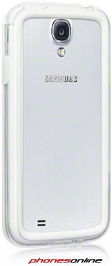 Samsung Galaxy S4 Bumper Case White-Clear