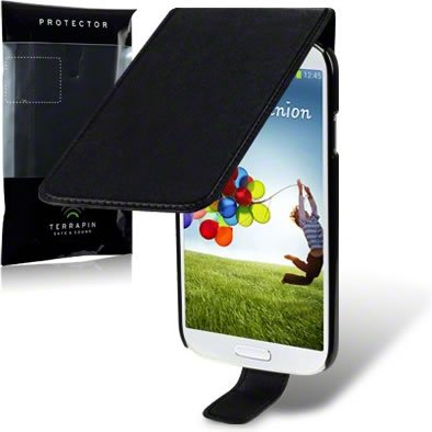 Samsung Galaxy S4 i9500 Flip Case Black