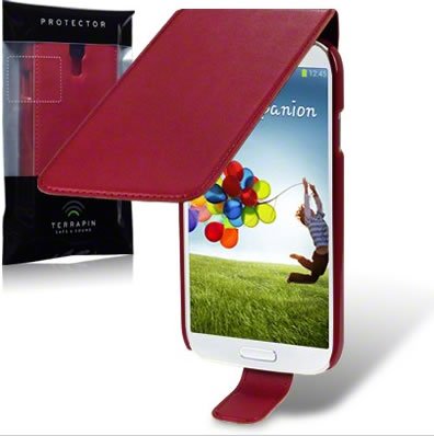 Samsung Galaxy S4 i9500 Flip Case Red