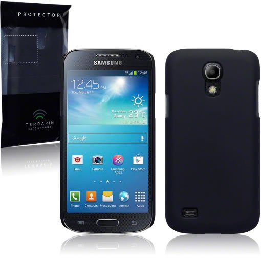 Samsung Galaxy S4 Mini Hybrid Rubberised Case Black