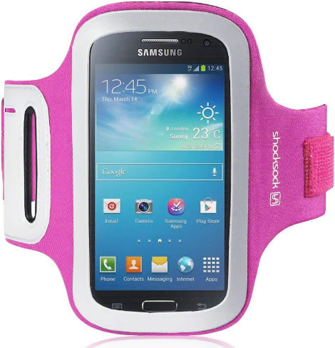 Samsung Galaxy S4 Mini Sports Armband Case Pink