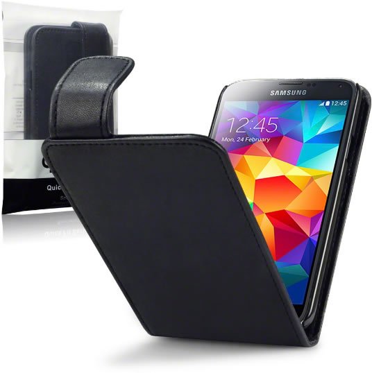 Samsung Galaxy S5 Flip Case - Black