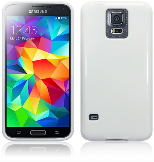 Samsung Galaxy S5 Gel Case - White