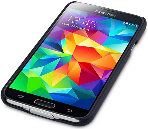 Samsung Galaxy S5 Hybrid Rubberised Case - Black