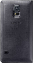 Load image into Gallery viewer, Samsung Galaxy S5 S-View Case EF-CG900BKE - Charcoal