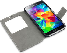 Load image into Gallery viewer, Samsung Galaxy S5 S-View Folio Case - Black