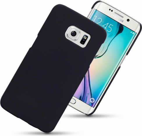 Samsung Galaxy S6 Edge Hard Shell Cover - Black