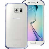 Load image into Gallery viewer, Samsung Galaxy S6 Edge Hard Shell Cover EF-QG925BBE - Clear/Black
