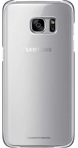 Samsung Galaxy S7 Edge Clear Cover Silver - EF-QG935CSE