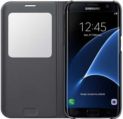 Samsung Galaxy S7 Edge S-View Case EF-CG935PBE - Black