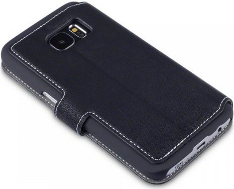 Samsung Galaxy S7 Low Profile Wallet Case - Black