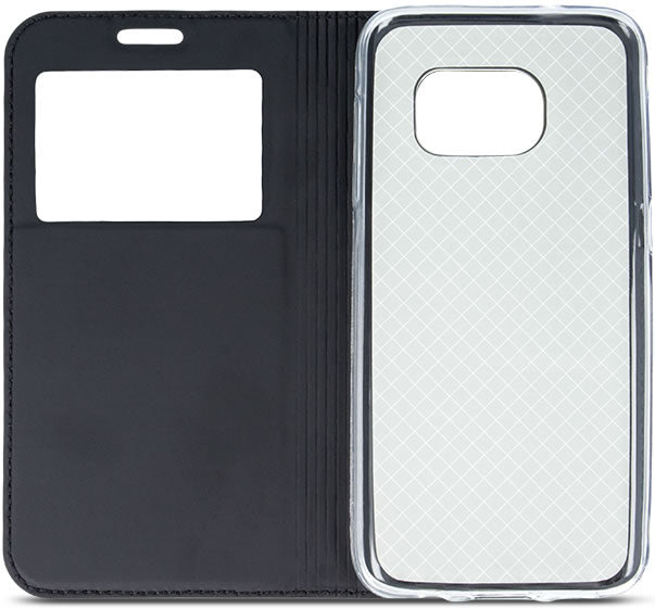 Apple iPhone 7 S-View Wallet Case - Black