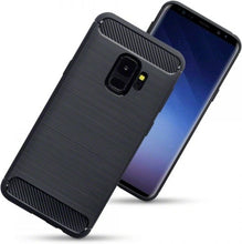 Load image into Gallery viewer, Samsung Galaxy S10 Plus Carbon Fibre Gel Cover - Black