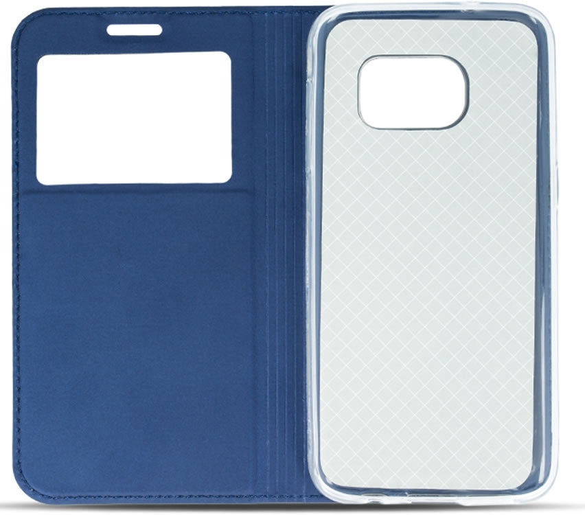 Samsung Galaxy S9 S-View Wallet Case - Blue