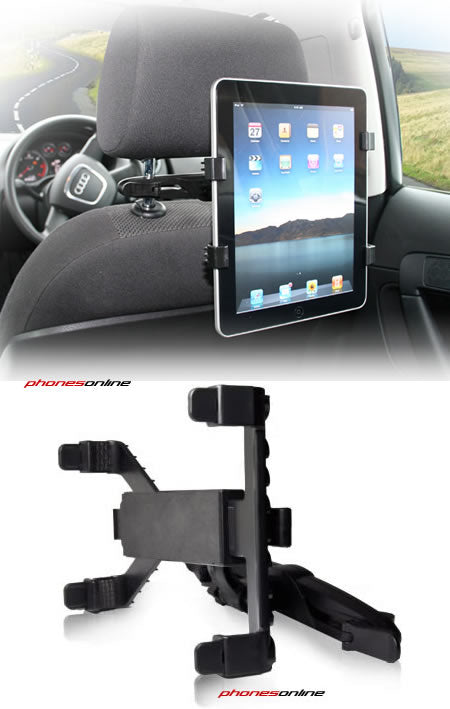 Universal iPad and Tablet Headrest Car Mount