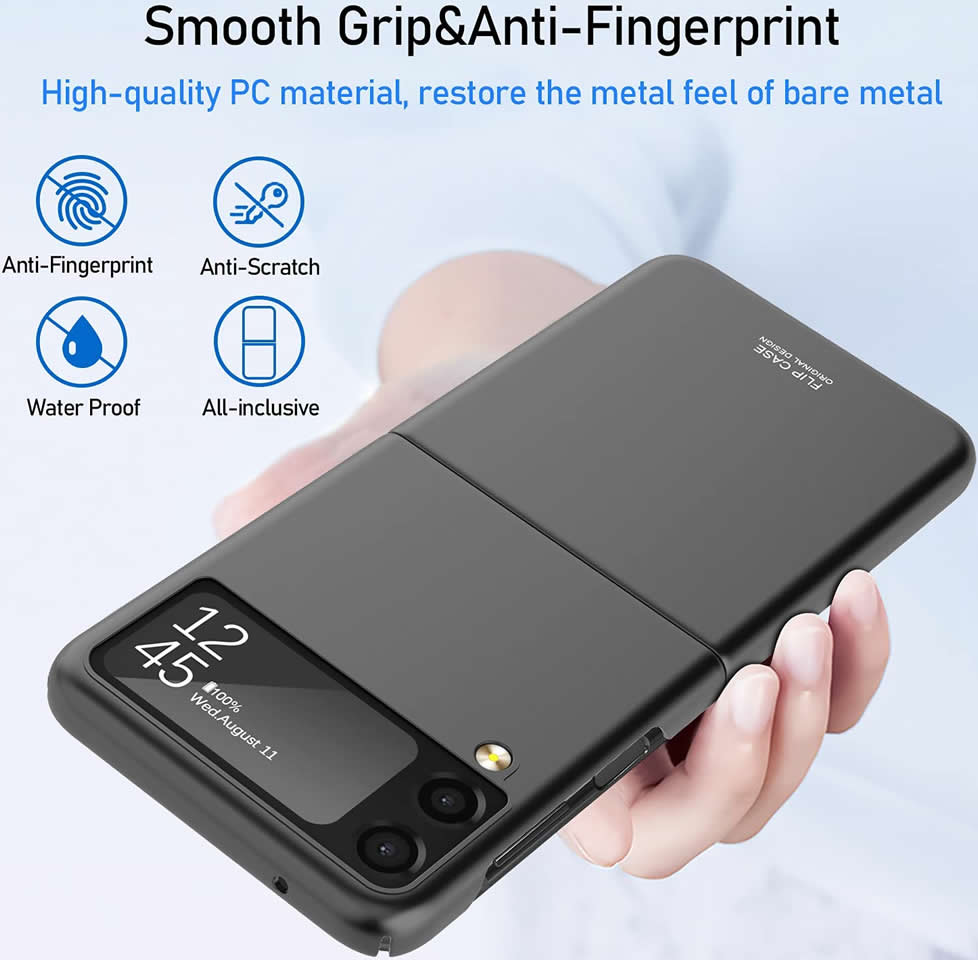 Samsung Galaxy Z Flip 3 5G Protective Cover - Black