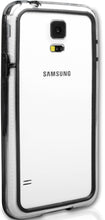 Load image into Gallery viewer, Samsung Galaxy S5 Gel Bumper Cover Clear / Black