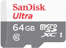 Load image into Gallery viewer, SanDisk Ultra 64GB microSD XC Memory Card