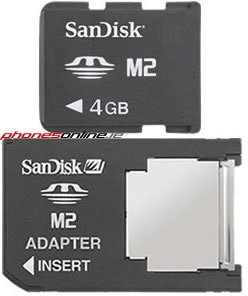 SanDisk 4GB Memory Stick Micro M2 Memory Card