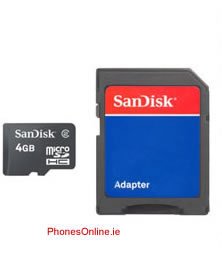 SanDisk 4GB MicroSD (microSDHC) Memory Card