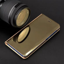 Load image into Gallery viewer, Huawei P Smart 2019 Clear View Wallet Case - Gold