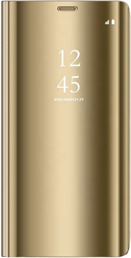 Samsung Galaxy A20e Clear View Wallet Case - Gold