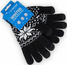 Load image into Gallery viewer, Tech Touch Smartphone Gloves Black