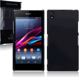 Sony Xperia Z1 Hard Shell Cover - Black