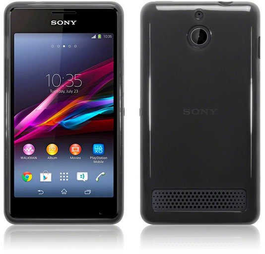 Sony Xperia E1 Gel Cover Case - Black