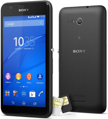 Sony Xperia E4 Dual SIM Phone - Black