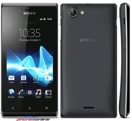 Sony Xperia J Refurbished Black SIM Free