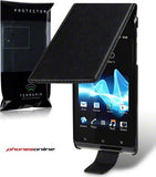 Sony Xperia J Flip Case Black