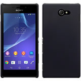Sony Xperia M2 Armour Back Cover Case - Black
