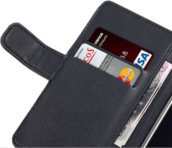 Sony Xperia M2 Wallet Case - Black