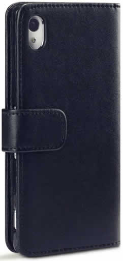 Sony Xperia M4 Wallet Case - Black