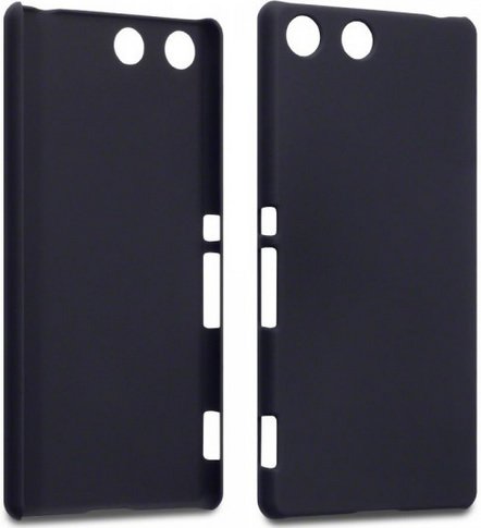Sony Xperia M5 Hard Shell Back Cover - Black