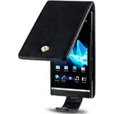 Load image into Gallery viewer, Sony Xperia S Flip Case Black