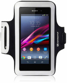Sony Xperia Z1 Compact Reflective Armband Case - Black
